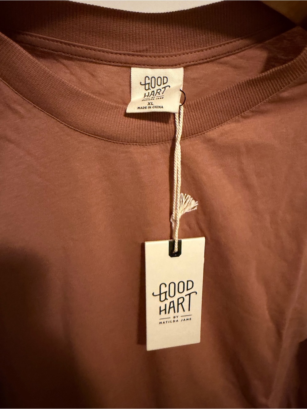 Matilda Jane Good Hart Rust Ruffle-Shoulder Pullover - Picture 3 of 3